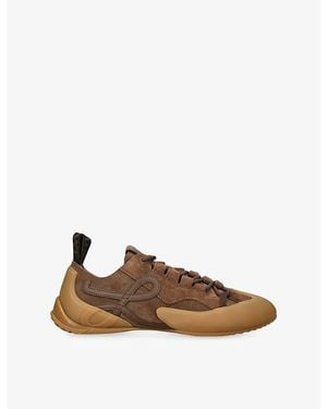 Loewe Grip Suede Sneakers - Brown