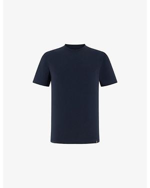 BOGGI Crewneck Stretch Pima Cotton T-Shirt - Blue