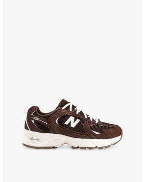 New Balance Mr530 Suede And Mesh Sneakers - Brown
