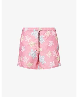 Vilebrequin Moorea Printed Swim Shorts - Pink