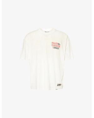 Represent Relaxed-Fit Graphic-Print Cotton T-Shirt - White