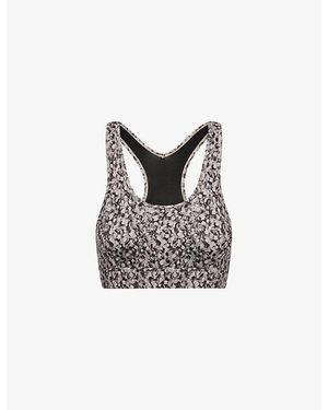 Varley Freesoft Selma Scoop-Neck Sports Bra - Multicolour