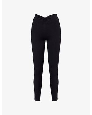 WE Are Tala Dayflex Ruched Stretch-Woven Leggings - Blue