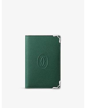 Cartier Must De 4Cc Leather Card Holder - Green