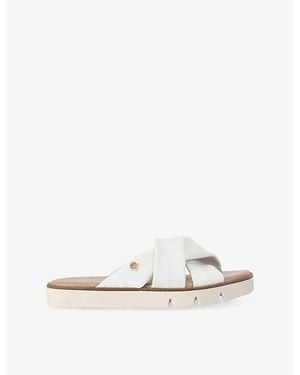 Carvela Kurt Geiger Vita Leather Sandals - White