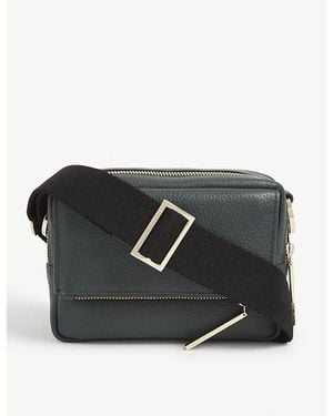 Whistles Bibi Leather Cross-Body Bag - Black