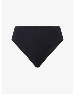 4th & Reckless Mollie High-Rise Bikini Bottoms - Black