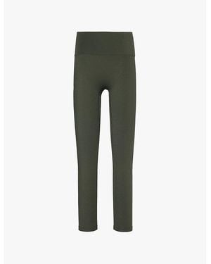 ADANOLA Ultimate High-Rise Regular Stretch-Jersey Leggings - Green