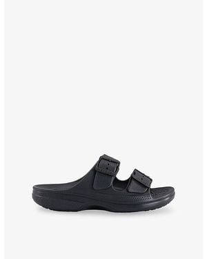 Crocs™ Saturday Two-Strap Rubber Sandals - Blue