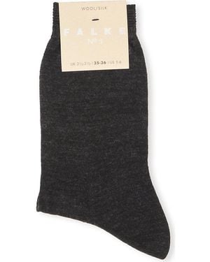 FALKE No 3 Wool-Silk Socks - Black
