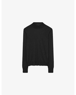 JOSEPH Cashair High-Neck Cashmere Jumper - Black