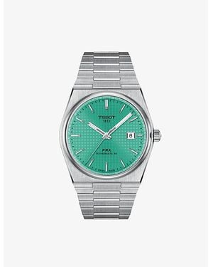 Tissot T137.407.11.091.01 Prx 40 Stainless-Steel Automatic Watch - Green