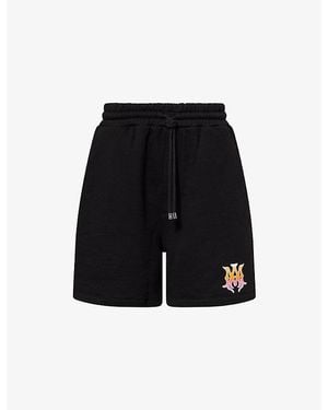Amiri Ma Surf Cotton-Jerseytrack Shorts - Black