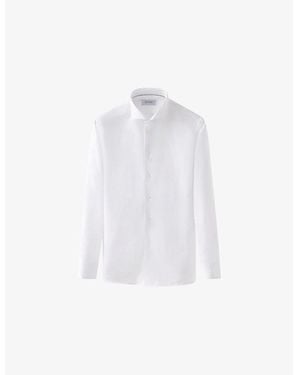 Eton Business Long-Sleeved Cotton Shirt - White