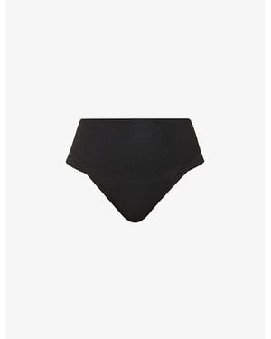Spanx Supersmooth Undie-Tectable Thong - Blue