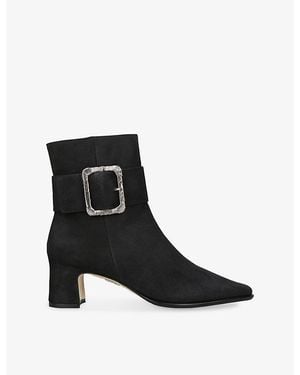 Rodo Tilly 55 Leather Heeled Ankle Boots - Black
