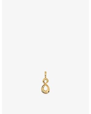Monica Vinader Infinity 18Ct Vermeil Pendant - Metallic