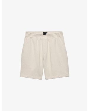 Prada Drawstring Cotton Bermuda Shorts - Natural
