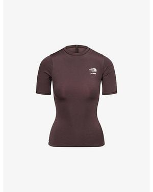 The North Face X Skims Flared Stretch-Woven Top - Purple