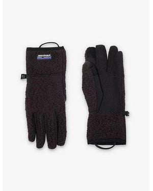 Patagonia Retro Pile Recycled-Polyester Gloves - Black