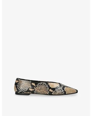 Aeyde Betty Leather Ballet Flats - Multicolour