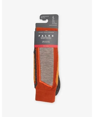 FALKE Sk4 Advanced Skiing Knee High Socks - Red