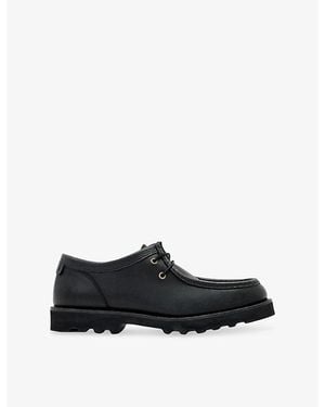 AllSaints Skiff Apron Leather Shoes - Black