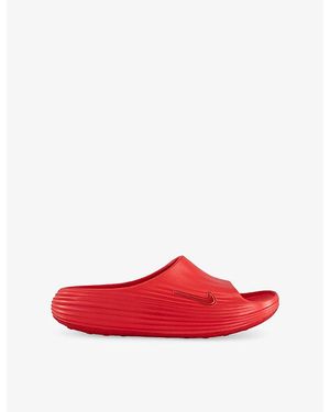 Nike React Rejuven8 Rubber Slides - Red