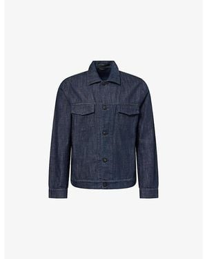 Sunspel Regular-Fit Japanese Denim Jacket - Blue
