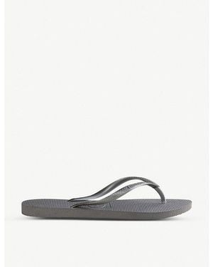 Havaianas Logo-Embellished Rubber Flip-Flops - White
