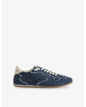Zadig & Voltaire Zv Denim Dance Trainer - Blue