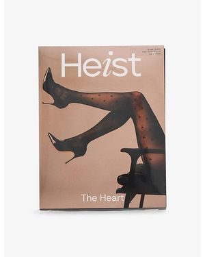 Heist Studios Heart Patterned Semi-Opaque Tights - Pink