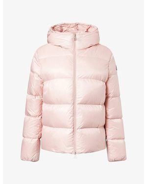 Moncler Feligule Hooded Shell Jacket - Pink