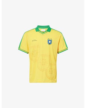 Les Deux Brazil Football Jersey T-Shirt - Yellow