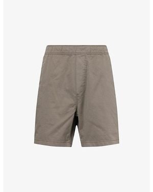 PAIGE Elijah Stretch-Cotton Shorts - Grey