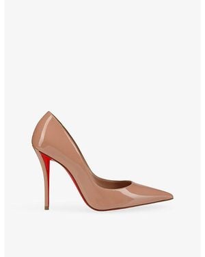 Christian Louboutin Miss Z 100 Patent Heeled Courts - Pink