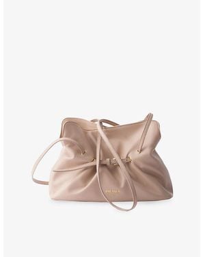 Prada Small Dada Leather Shoulder Bag - Pink