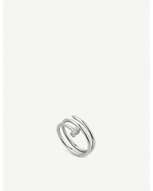 Cartier Juste Un Clou 18Ct- And 0.08Ct Brilliant-Cut Diamond Ring - White