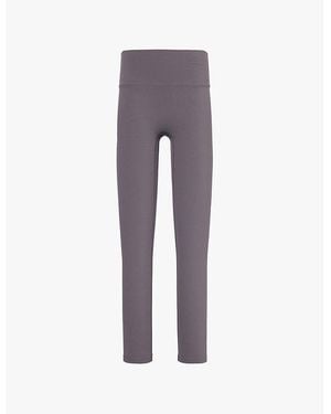 ADANOLA Ultimate High-Rise Stretch-Jersey Leggings - Purple