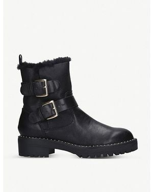 KG by Kurt Geiger Tallulah Faux-Fur Lined Boots - Black