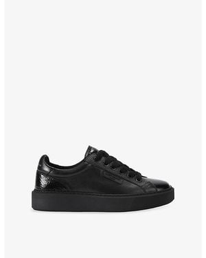 Kurt Geiger Leather Albion Trainers - Black