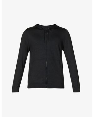 Derek Rose Basel Jersey Hoody - Black