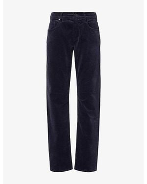 PAIGE Federal Straight-Leg Corduroy Pants - Blue