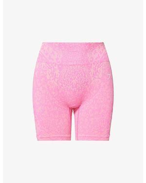 GYMSHARK Adapt Animal X Whitney Shorts - Pink