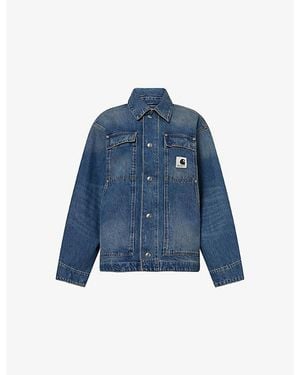 Carhartt Arctic Patch-Pocket Denim Jacket - Blue