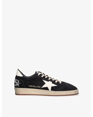 Golden Goose Ball Star 50789 Suede Trainers - Black