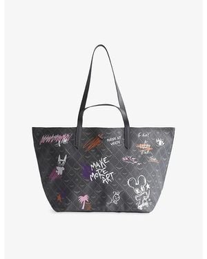 Zadig & Voltaire Z Shopper Xl Coated-Canvas Tote Bag - Grey