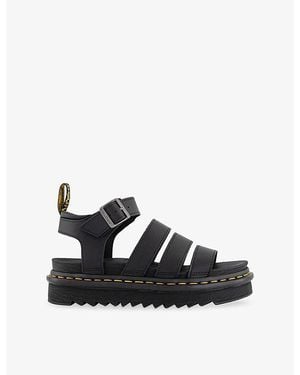 Dr. Martens Blaire Leather Sandals - Black