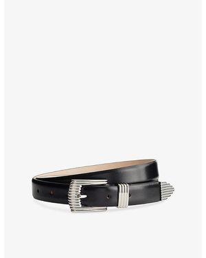DEHANCHE The Rosen Leather Belt - Black