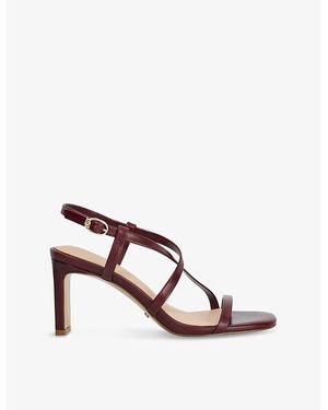 Dune Motivated T Leather Heeled Sandals - Pink